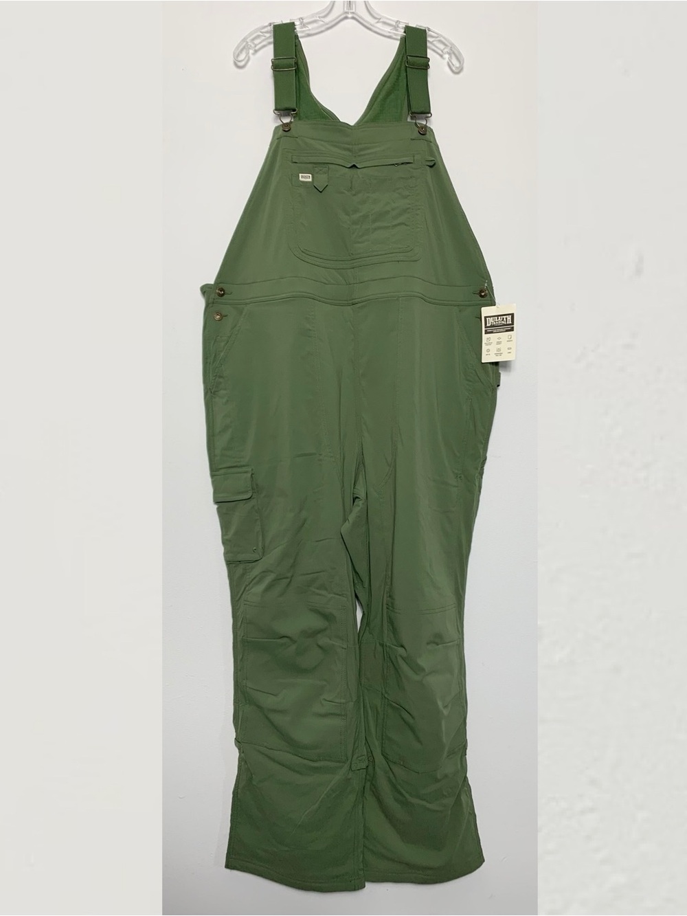 NWT Duluth 2X x31L Heirloom Gardening Lined Bib Overalls Bronze Green Farm Bibs